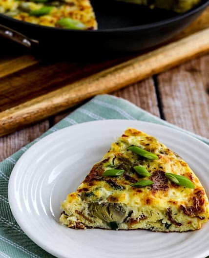 Artichoke Frittata with Bacon