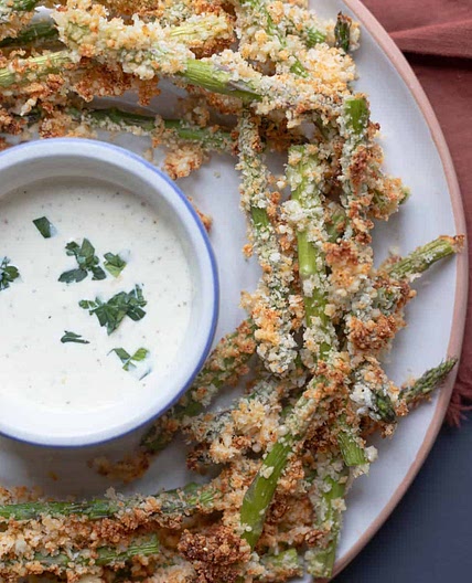 Air Fryer Asparagus Fries Recipe