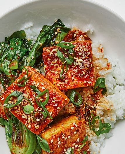 Tofu braisé épicé