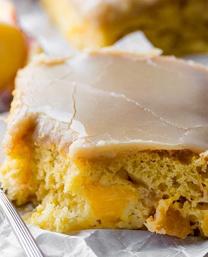 Brown Sugar Peach Cake