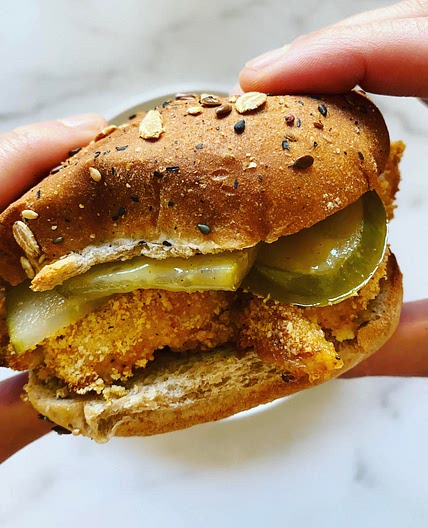 Air Fryer Crispy Chicken Sandwich