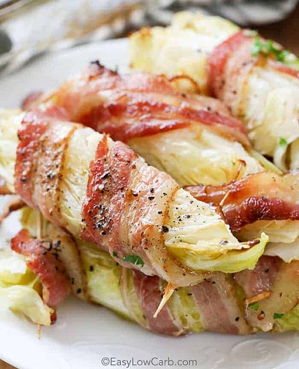 Bacon Wrapped Cabbage
