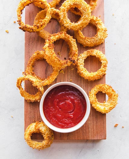 Healthy Vegan Onion Rings