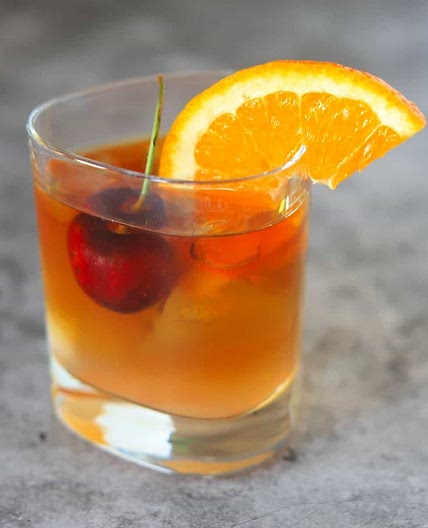 Low Carb Old Fashioned Cocktail