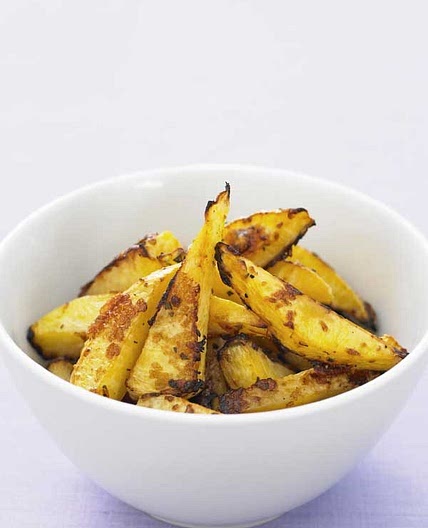 Parmesan and rosemary swede