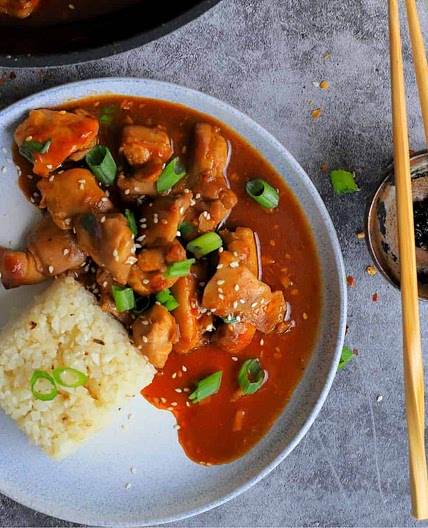 Keto Bourbon Chicken