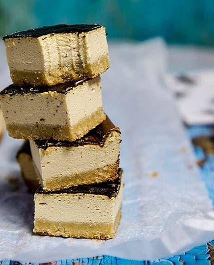 Keto Basque Cheesecake Slice