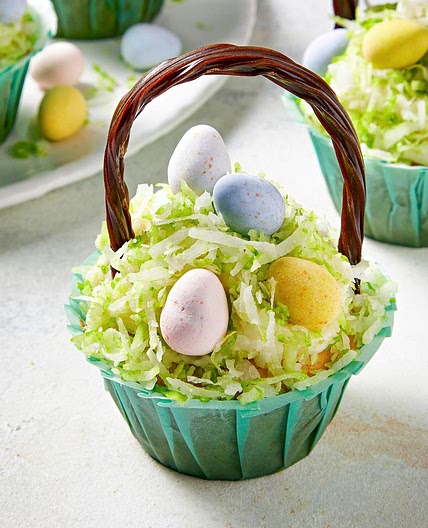 Easter Basket Cupcakes