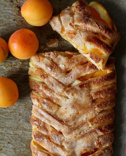 Apricot Puff Pastry Braid
