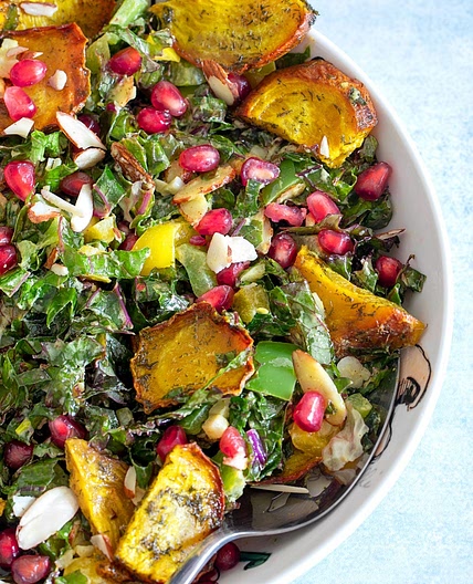 Kale Salad with Pomegranate