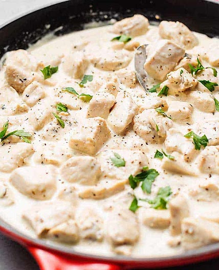 Keto Chicken Alfredo