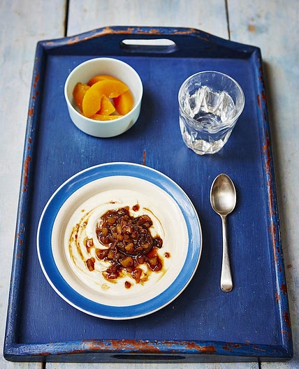Helen’s pear & prune compote with yoghurt