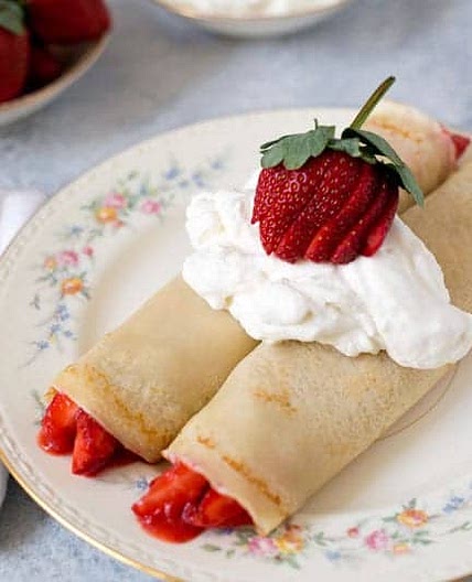 Strawberry Crepes