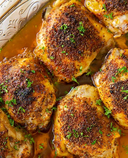 Baked Chicken Thighs