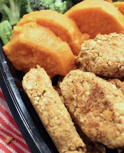 Chickpea Tenders With Flaxseeds