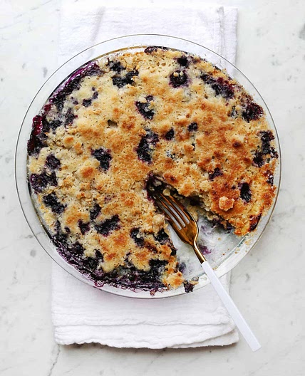 Overnight Baked Blueberry Muffin Oatmeal