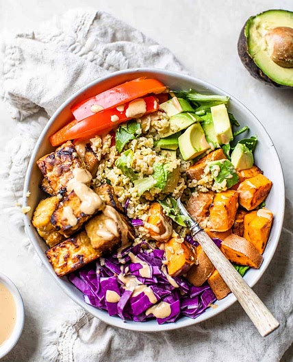 Thai Tempeh Buddha Bowl
