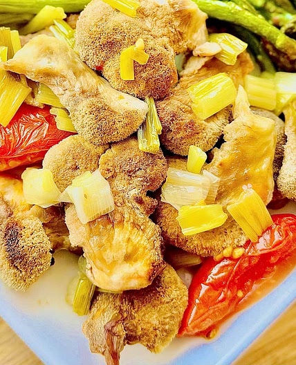 Roasted Lion's Mane Mushroom