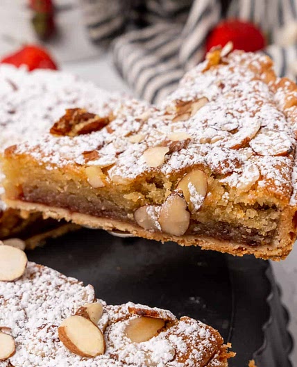 Jam Tart Recipe - (Bakewell Strawberry Tart)