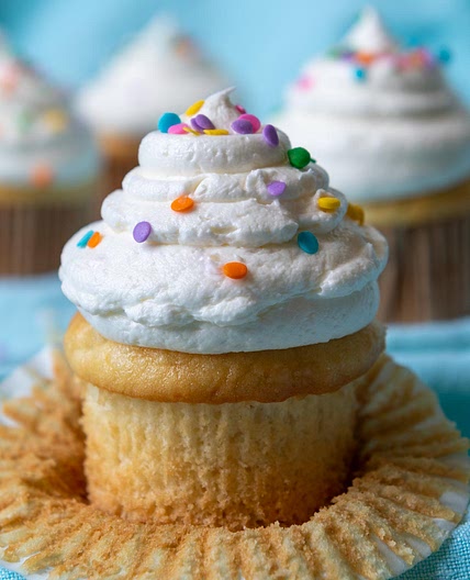 Moist and Fluffy Gluten-Free Vanilla Cupcakes