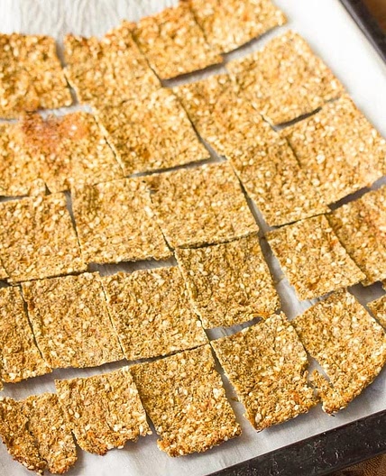 Low Carb Cauliflower Crackers