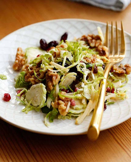 Shaved Brussels Sprouts Salad