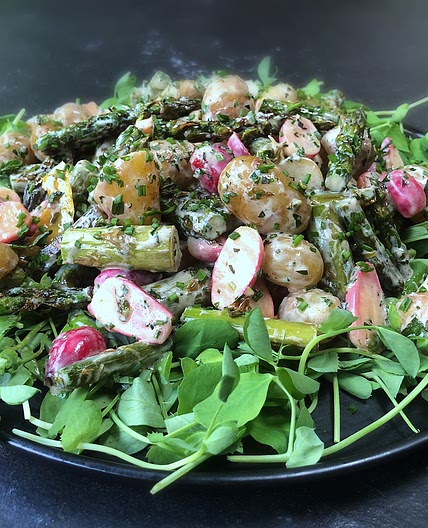 Asparagus, Radish and New Potato Salad