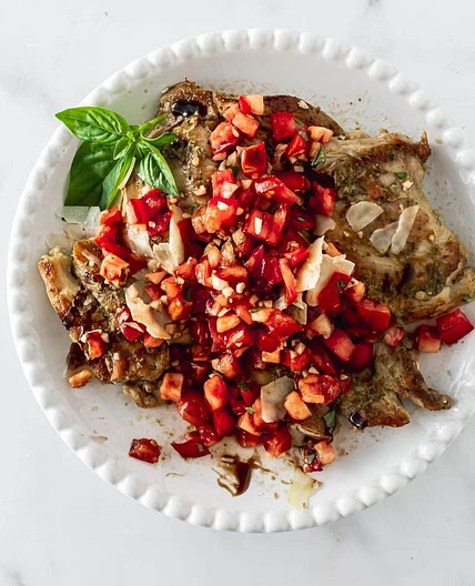 Pesto Bruschetta Chicken