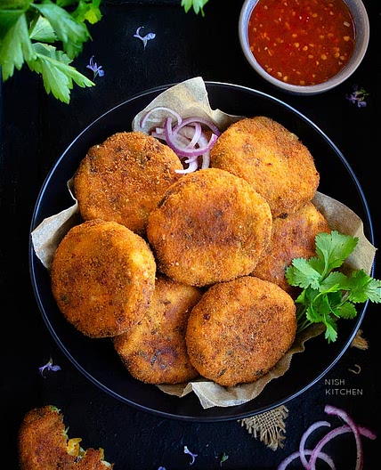 Vegetable Cutlet | Indian Veggie Cakes | Video