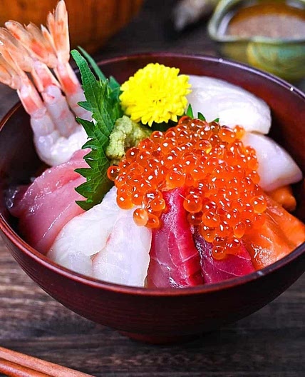 Kaisen Donburi (Seafood Rice Bowl)