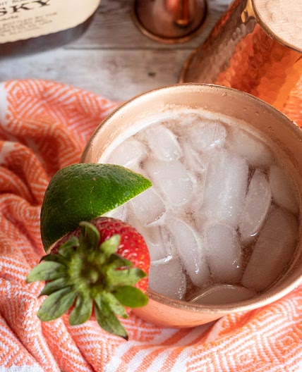 Honey Strawberry Kentucky Mule