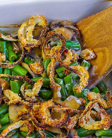 HEALTHY GREEN BEAN CASSEROLE