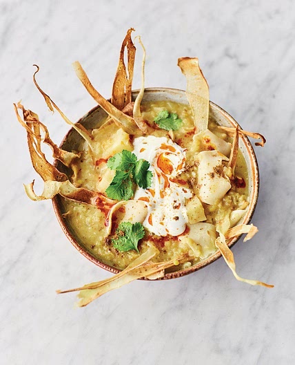 Spiced parsnip soup