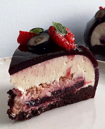 Gluten Free Entremet Cake (Vegan)