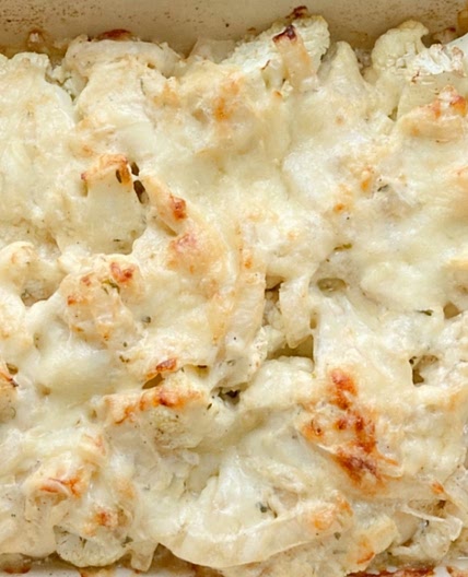 French Onion Cauliflower Bake