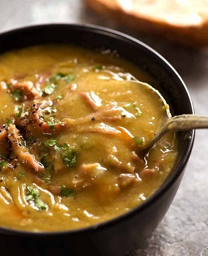 Pea and Ham Soup (slow cooker or stove)