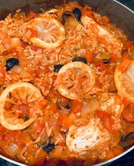 One Pot Spanish Chicken