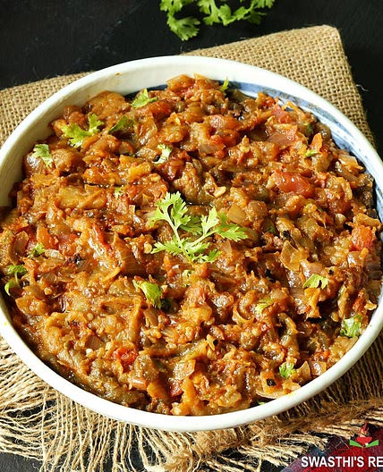 Baingan Bharta Recipe (Eggplant Bharta)