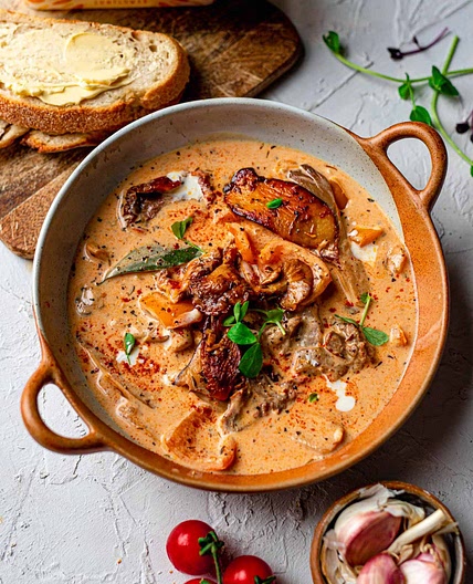 Tuscan Wild Mushroom Soup