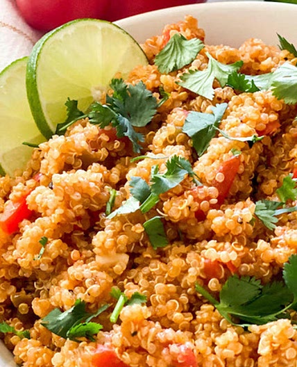 Healthy Quinoa Spanish Rice Recipe