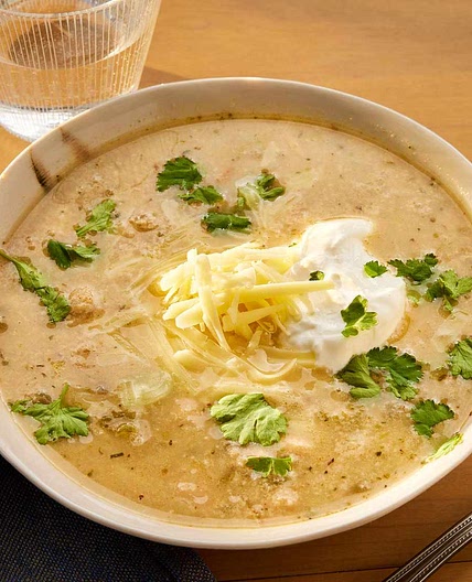 White Chili with Ground Turkey