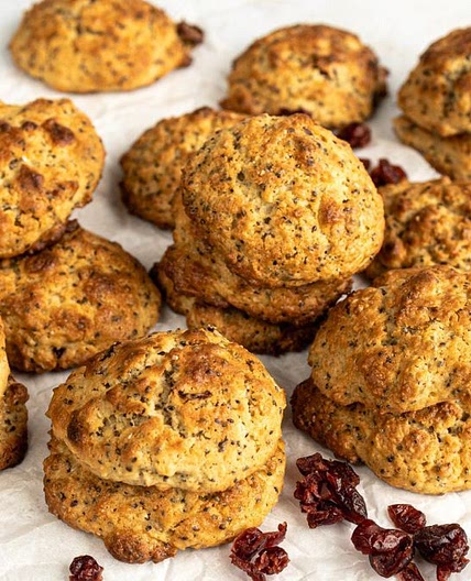 Cranberry lunch box biscuits recipe