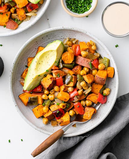 CHICKPEA & SWEET POTATO BREAKFAST HASH