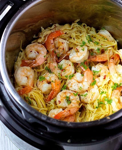 Instant Pot Shrimp Scampi