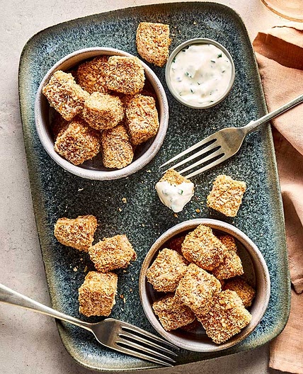Air fryer tofu (popcorn nuggets)