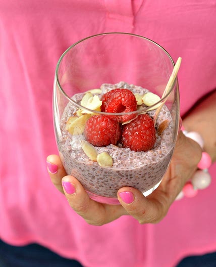 Raspberry Chia Pudding