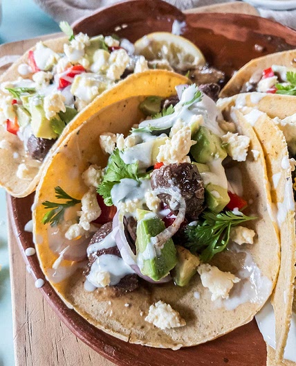 Beef Heart Tacos (with Low-Carb Option)