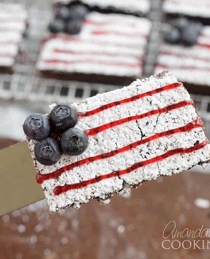 American Flag Brownies