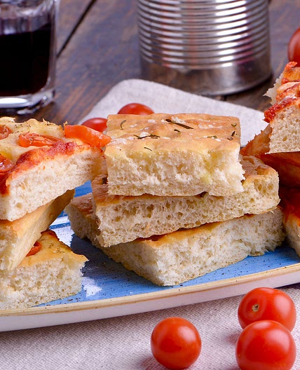 Pan de pizza (Focaccia)