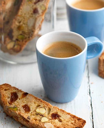 Apricot, Almond and Pistachio Biscotti